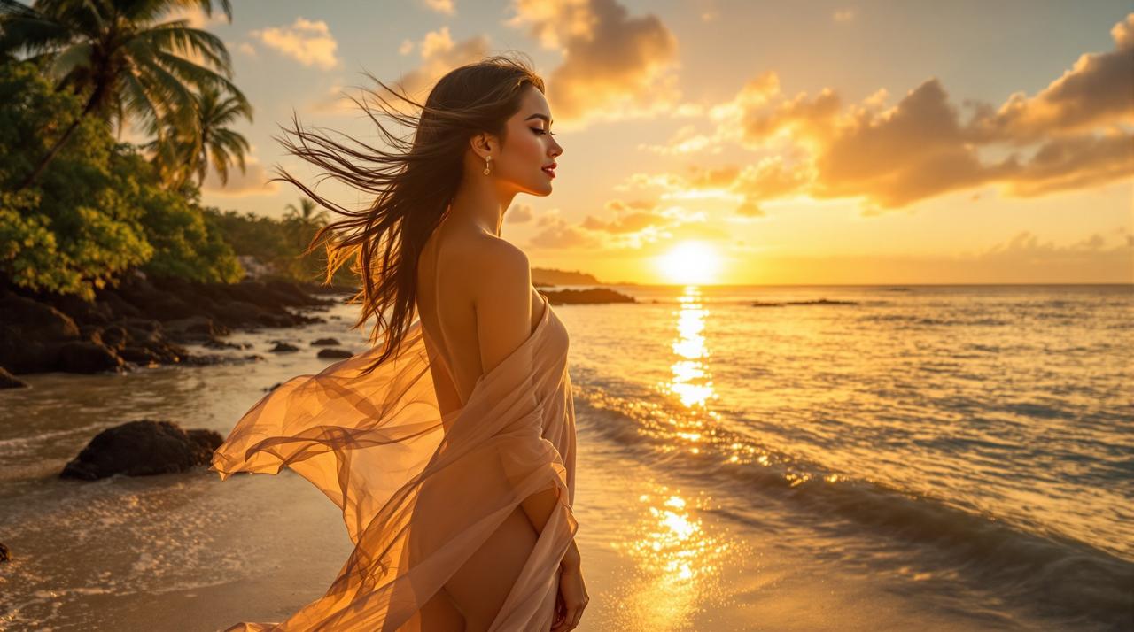 推女郎 - 海边度假风情视频 - 陈雨晴 - 唯美写真视频
